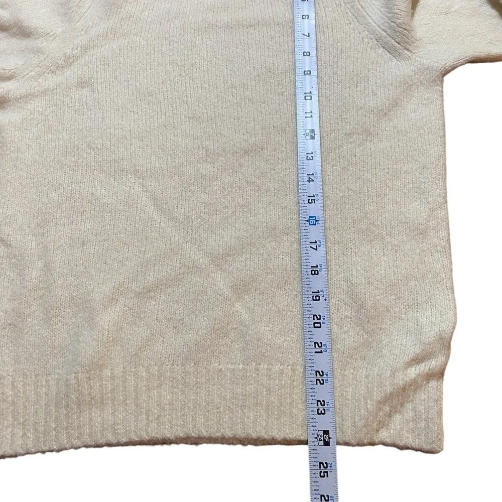Madewell NWOT Crewneck Sweater in Yak-Alpaca Blend Cream Men's XS